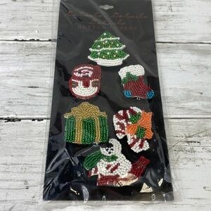 BUTTON COVERS CHRISTMAS NIP